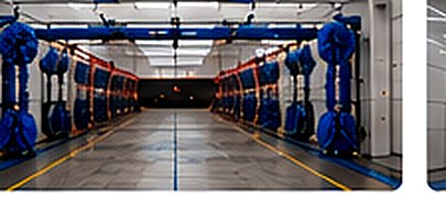 Commercial wash bay
