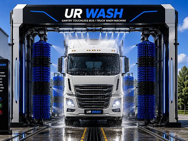 Bus wash equipment